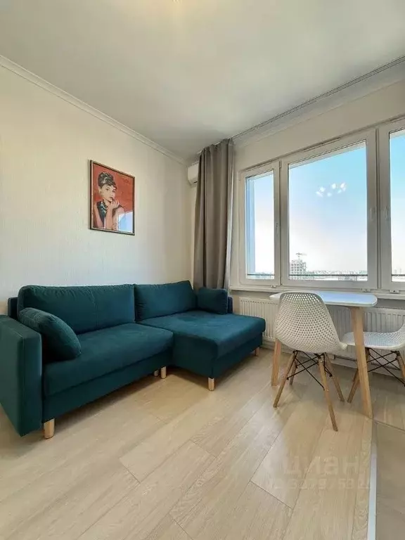 Студия Москва ул. Берзарина, 32А (25.0 м) - Фото 1