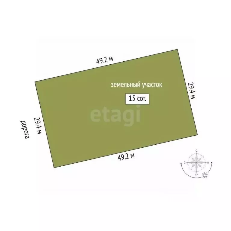 Участок в Свердловская область, Талица Южный-3 мкр,  (15.0 сот.) - Фото 2