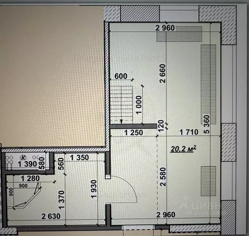 Студия Москва Долгопрудненское ш., 3А (20.2 м) - Фото 2
