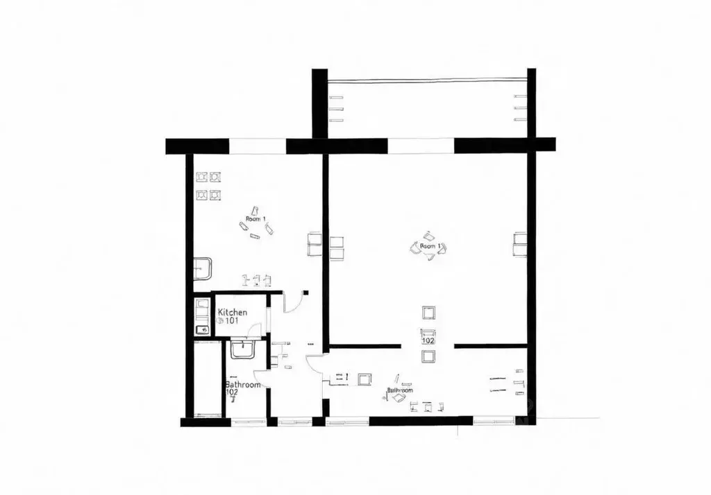 1-к кв. Свердловская область, Екатеринбург ул. Ангарская, 50А (40.4 м) - Фото 2