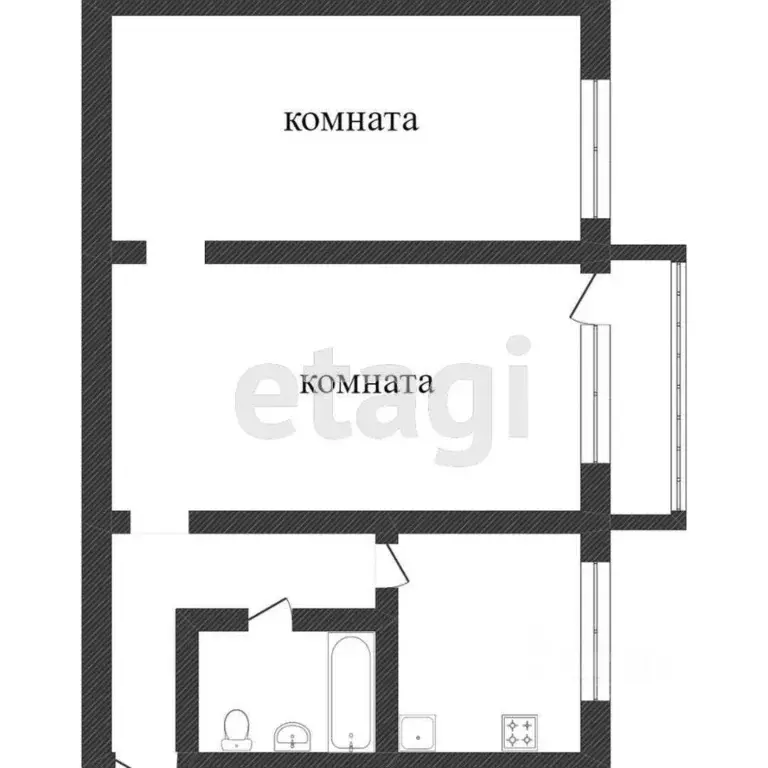 2-к кв. Амурская область, Благовещенск Зейская ул., 88 (48.0 м) - Фото 1