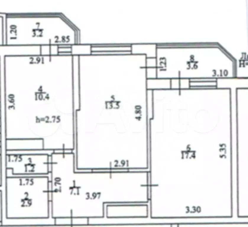 2-к. квартира, 60 м, 22/22 эт. - Фото 0