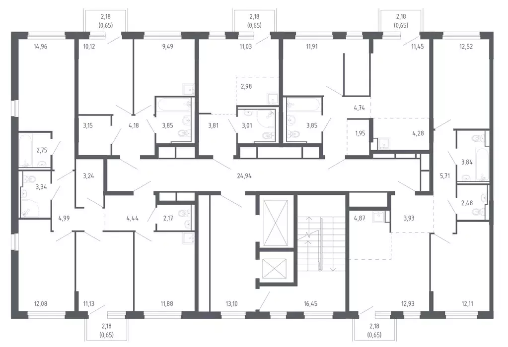 2-к кв. Тюменская область, Тюмень Чаркова 72 жилой комплекс, 2.2 ... - Фото 2
