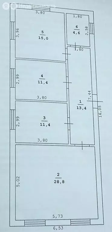Дом в село Новая Усмань, микрорайон Радуга, Сосновая улица, 11/1 (87.7 ... - Фото 1