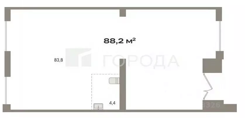 Офис в Новосибирская область, Новосибирский район, Краснообск рп, 3-й ... - Фото 2