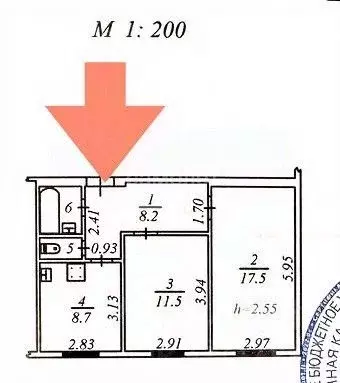 2-к кв. Ямало-Ненецкий АО, Ноябрьск ул. Шевченко, 127 (49.4 м) - Фото 2