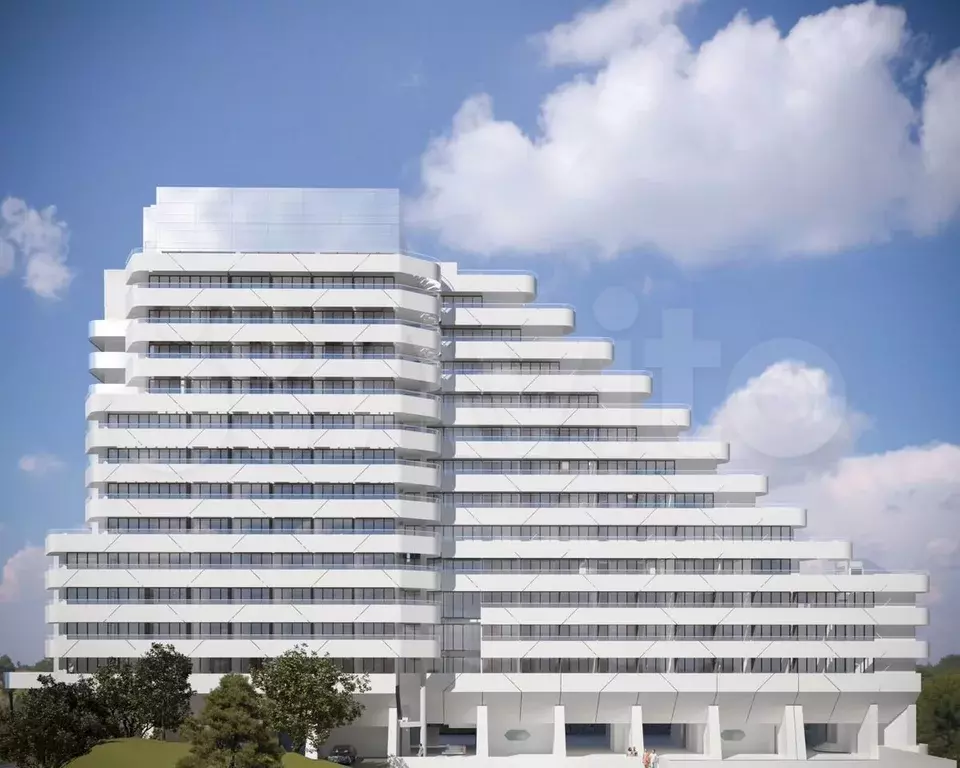 Апартаменты-студия, 19 м, 13/14 эт. - Фото 1
