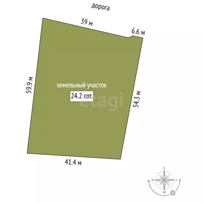 Участок в Вологодская область, Шекснинский муниципальный округ, д. ... - Фото 2