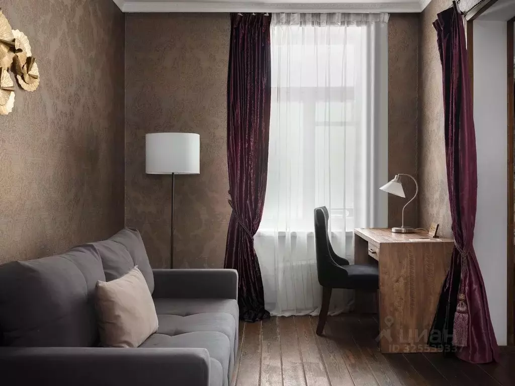 Комната Москва Старопименовский пер., 11С6 (32.0 м) - Фото 2
