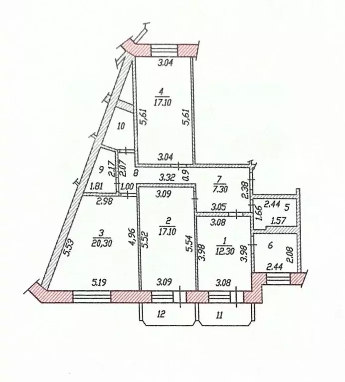 3-к кв. Чувашия, Чебоксары просп. Тракторостроителей, 66 (94.0 м) - Фото 1