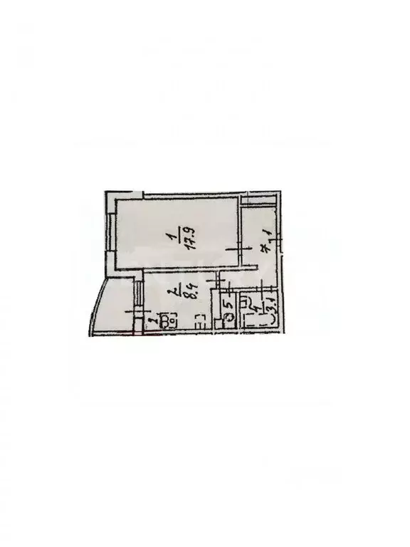 1-к кв. Санкт-Петербург просп. Ветеранов, 130 (38.1 м) - Фото 1