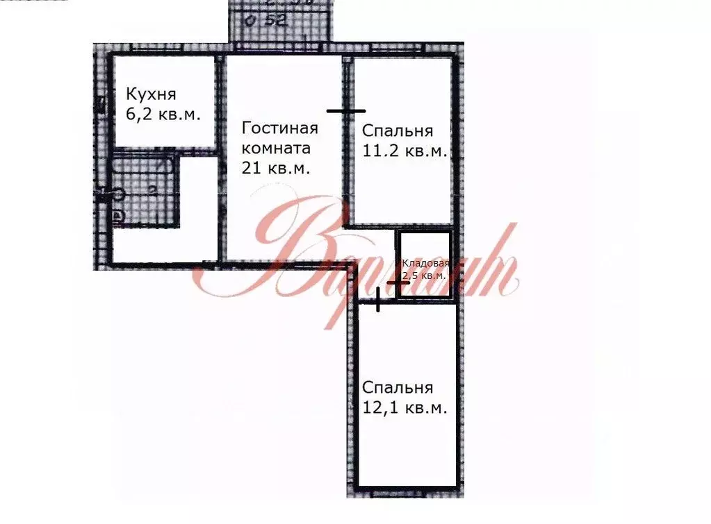 3-к кв. Архангельская область, Северодвинск просп. Труда, 22 (58.8 м) - Фото 2