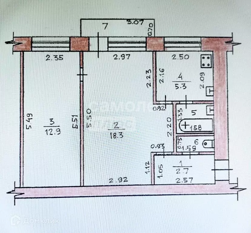 Продаётся 2-к квартира, 42.5 м - Фото 1