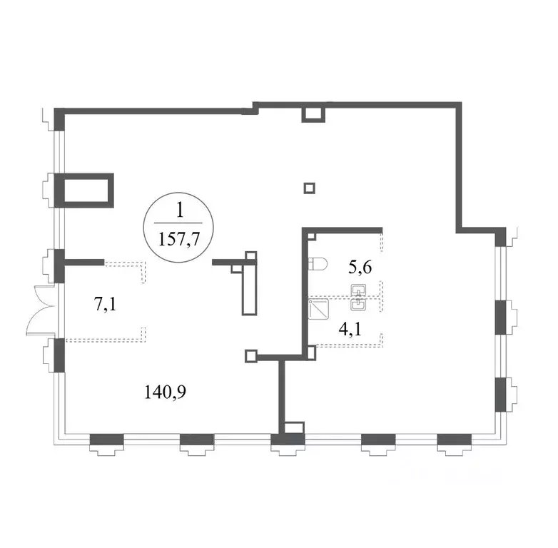 Помещение свободного назначения в Московская область, Одинцовский ... - Фото 1