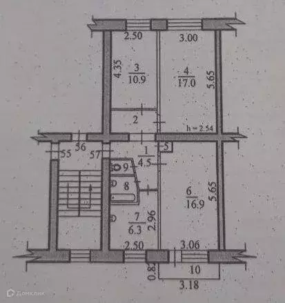 Продаётся 3-к квартира, 62.4 м - Фото 0