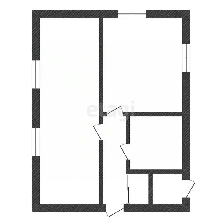 2-к кв. Амурская область, с. Тамбовка ул. Октябрьская, 21 (50.0 м) - Фото 1
