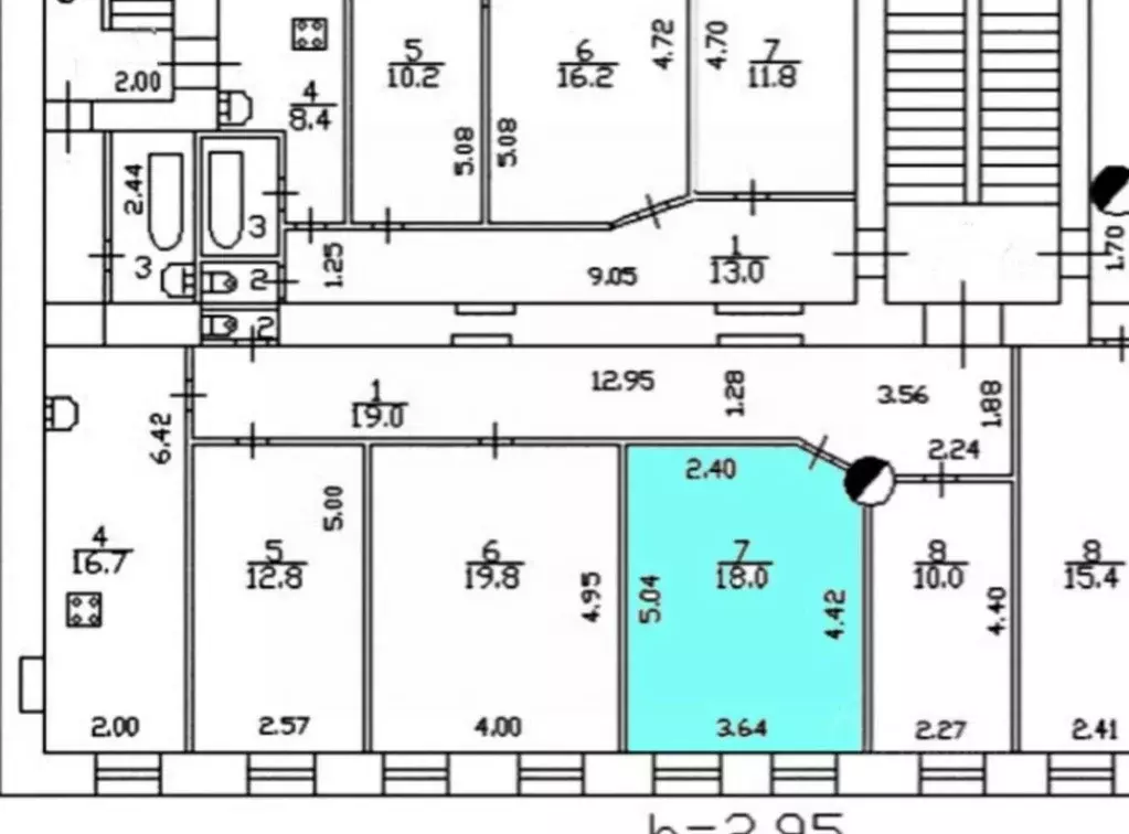 Комната Санкт-Петербург 14-я Васильевского острова линия, 35Б (18.0 м) - Фото 2