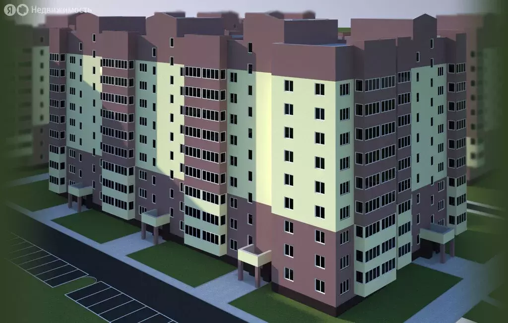 2-комнатная квартира: посёлок Большевик, Молодёжная улица, 19 (64 м) - Фото 1