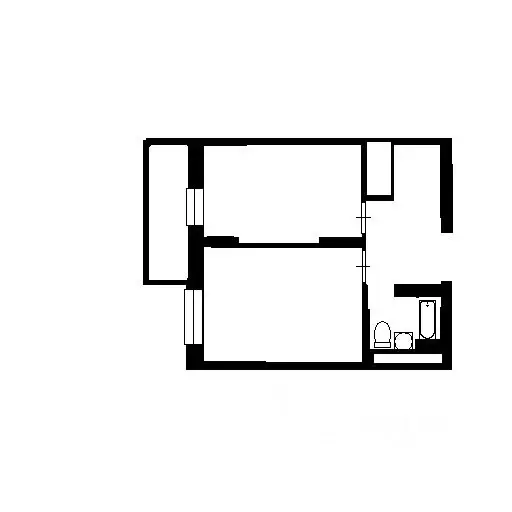 1-к кв. Татарстан, Казань ул. Рауиса Гареева, 109 (36.3 м) - Фото 2