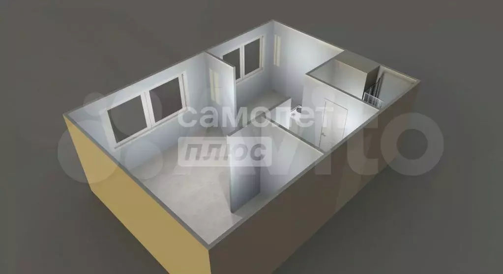 Квартира-студия, 28,8 м, 3/9 эт. - Фото 0