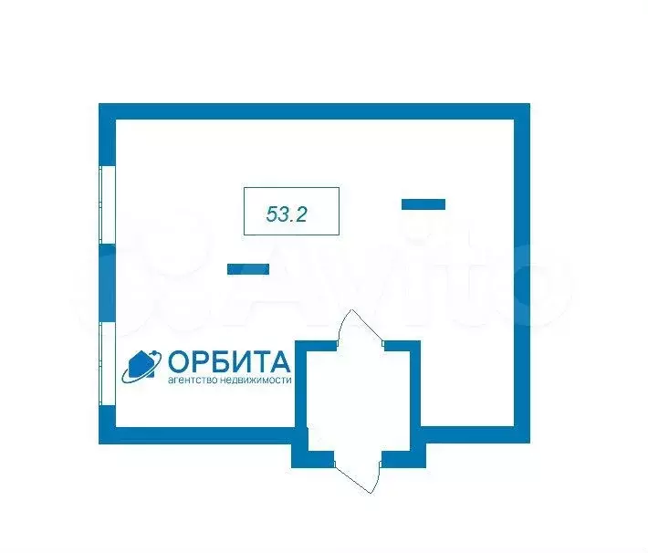 Свободного назначения, 53 м - Фото 0