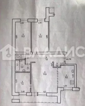 4-к кв. Волгоградская область, Волгоград ул. Кирова, 107Б (74.5 м) - Фото 1