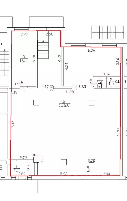 Помещение свободного назначения в Санкт-Петербург просп. Маршала ... - Фото 2