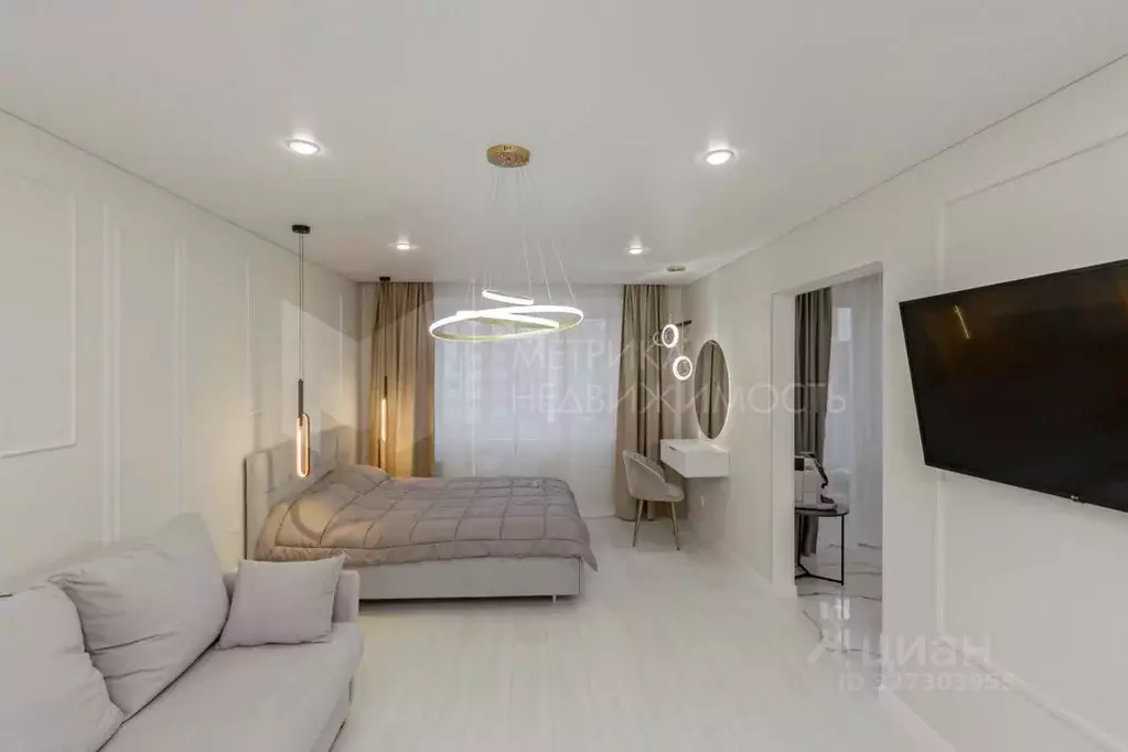 1-к кв. Тюменская область, Тюмень ул. Александра Митинского, 6 (41.0 ... - Фото 1