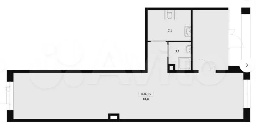 Продажа помещения свободного назначения 81 м2 - Фото 0