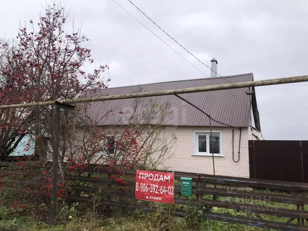 Дом в Липецкая область, с. Доброе пер. Школьный, 15 (57 м) - Фото 1