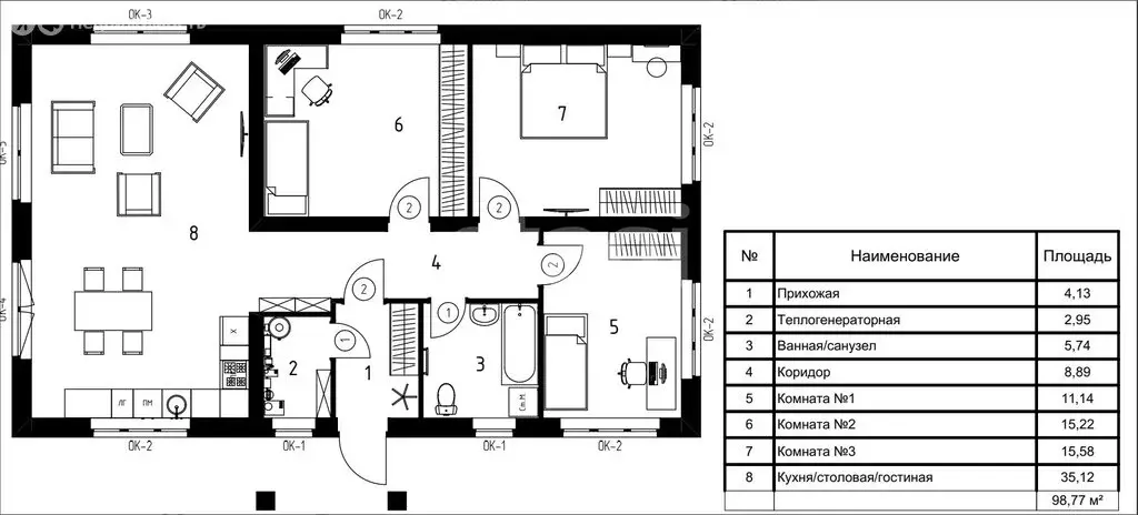 Дом в Ижевск, микрорайон Орловское-6 (98 м) - Фото 1