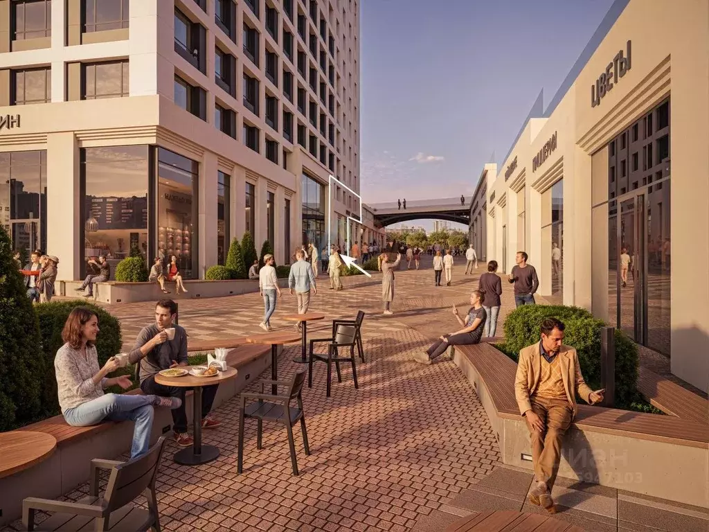 Торговая площадь в Башкортостан, Уфа Комсомольская ул., 122А (180 м) - Фото 1