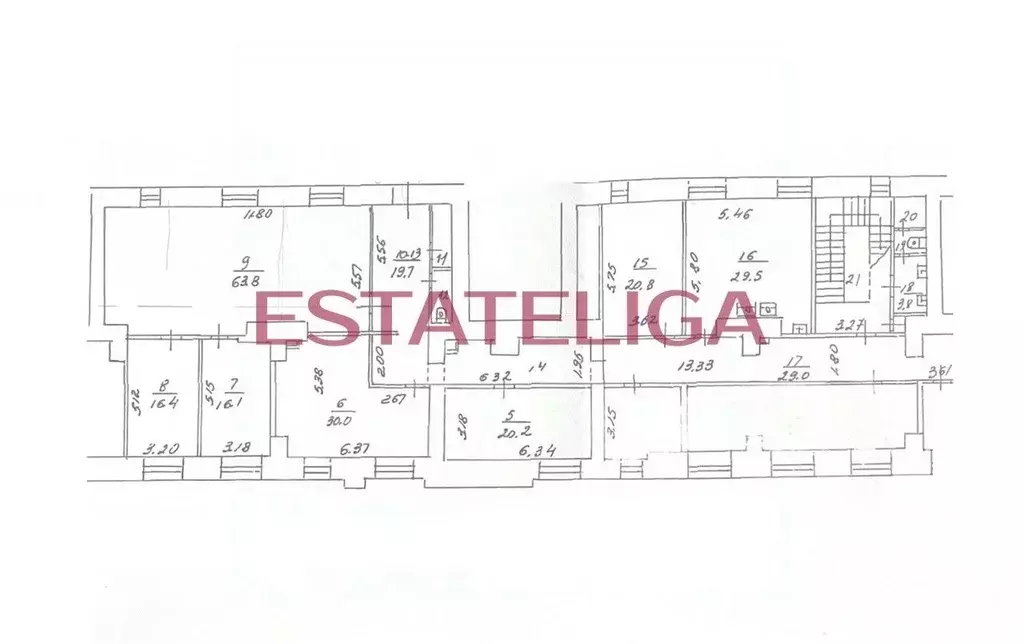 Офис в Москва Садовая-Сухаревская ул., 8/12 (325 м) - Фото 1