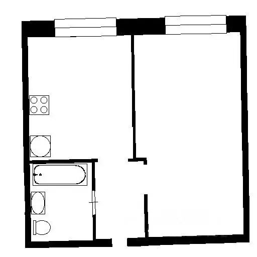 1-к кв. Санкт-Петербург пос. Шушары, Ленсоветовский тер., 27 (34.0 м) - Фото 1