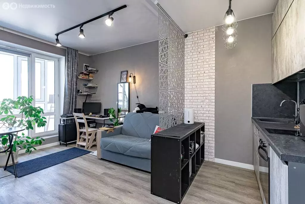 Квартира-студия: Санкт-Петербург, улица Фёдора Котанова, 3к2 (30.7 м) - Фото 2