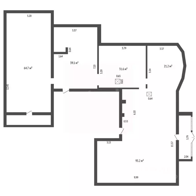 Офис в Тюменская область, Тюмень ул. Республики, 171к2 (252 м) - Фото 2