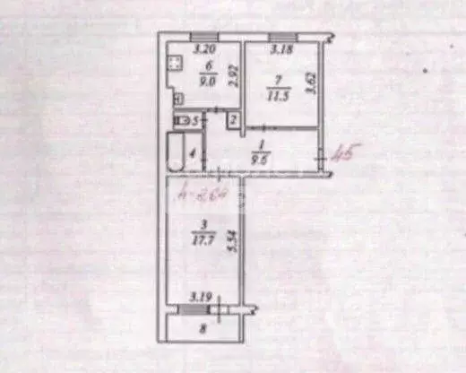 2-к кв. Ямало-Ненецкий АО, Ноябрьск ул. Владимира Высоцкого, 26 (53.2 ... - Фото 2