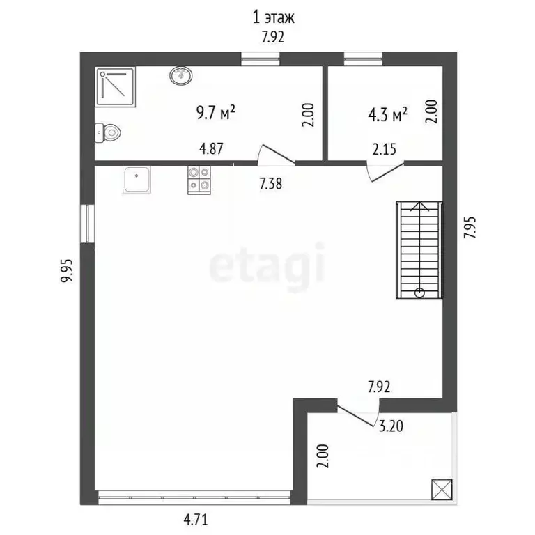 Дом в Ростовская область, Ростов-на-Дону 2-я Таможенная ул. (123 м) - Фото 1