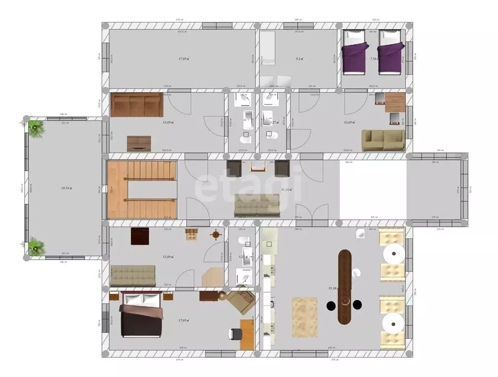 Дом в Южно-Сахалинск, планировочный район Луговое, улица Мечты (400 м) - Фото 1