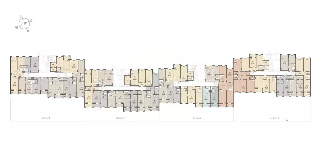 1-к кв. Воронежская область, Воронеж Краснознаменная ул., 72 (49.38 м) - Фото 1