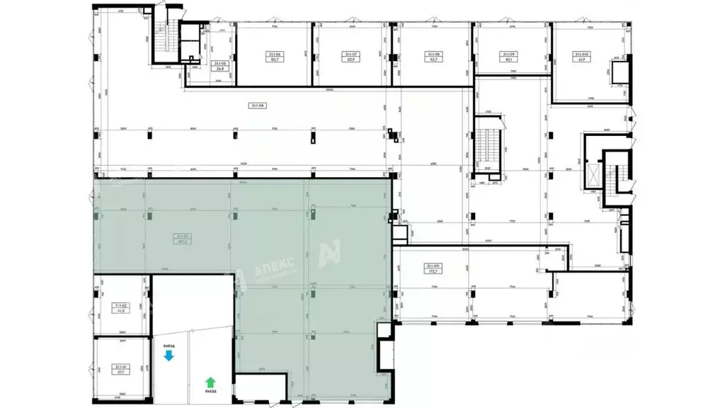 Помещение свободного назначения в Москва Скандинавия жилой комплекс ... - Фото 1