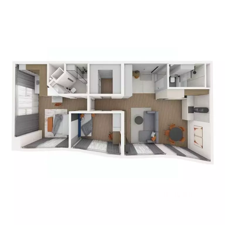 4-к кв. Приморский край, Владивосток ул. Нейбута (87.96 м) - Фото 2