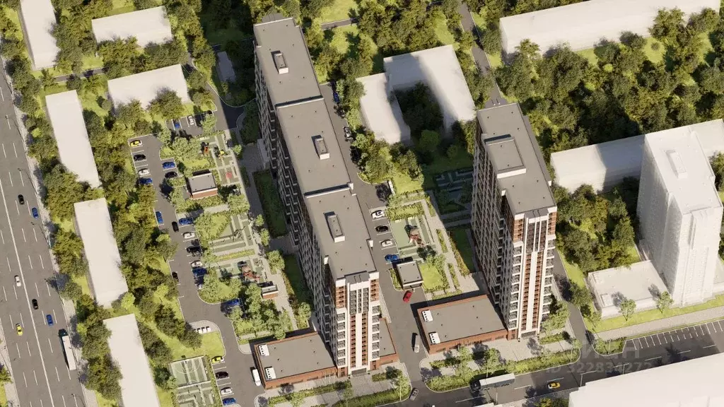 1-к кв. Воронежская область, Воронеж Московский просп., 66 (37.77 м) - Фото 1