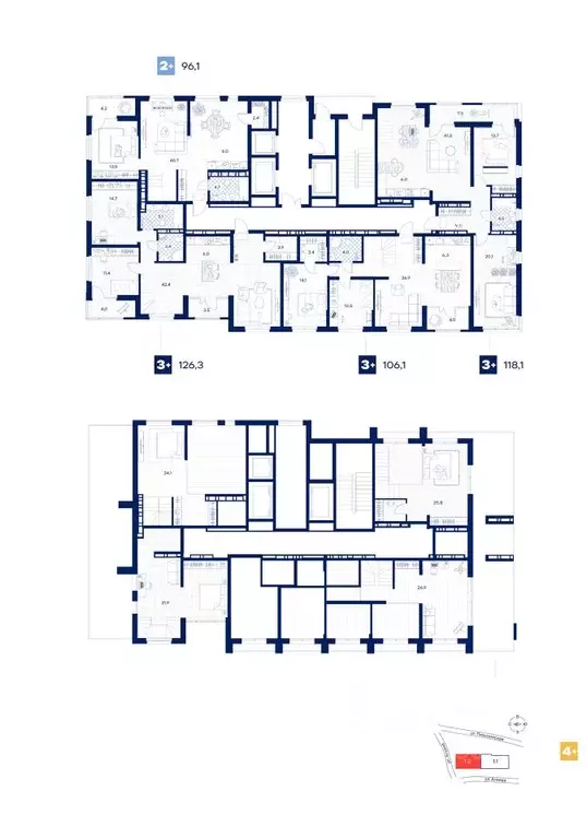 2-к кв. Тюменская область, Тюмень Пышминская ул., 218 (96.0 м) - Фото 1