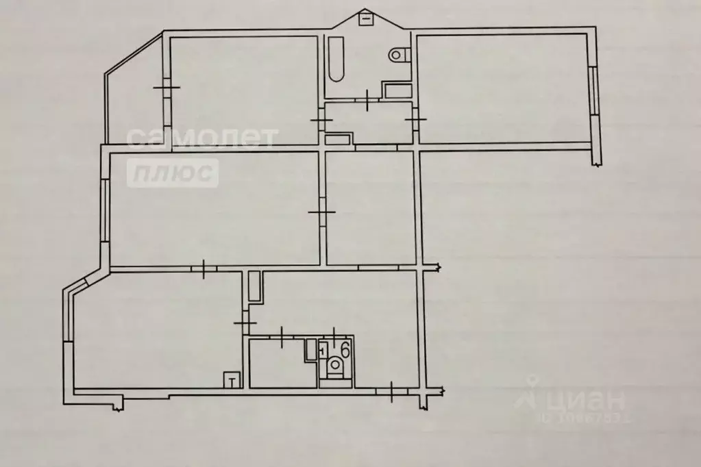 3-к кв. Москва ул. Главмосстроя, 10 (133.0 м) - Фото 2