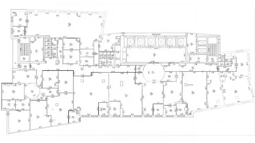 Помещение свободного назначения в Москва ул. Сущевский Вал, 18 (1495 ... - Фото 2