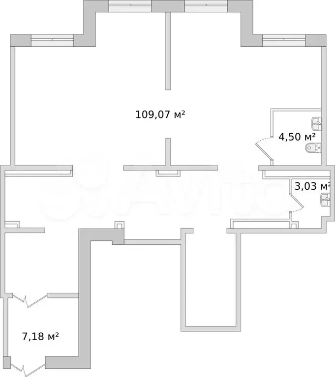 Продам помещение свободного назначения, 123.78 м - Фото 0