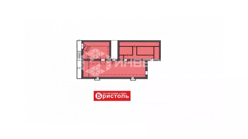Торговая площадь в Мурманская область, Мурманск просп. Кирова, 54 (180 ... - Фото 2