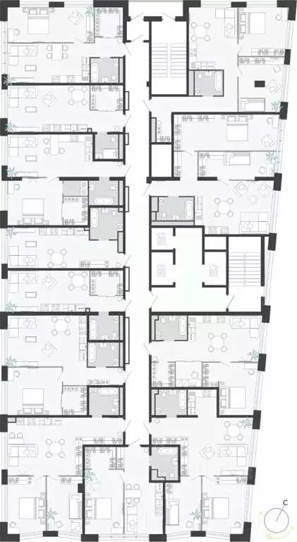 Студия Приморский край, Владивосток ул. Нейбута (66.9 м) - Фото 1