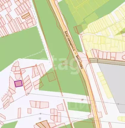 Участок в Амурская область, Благовещенск  (15.0 сот.) - Фото 1